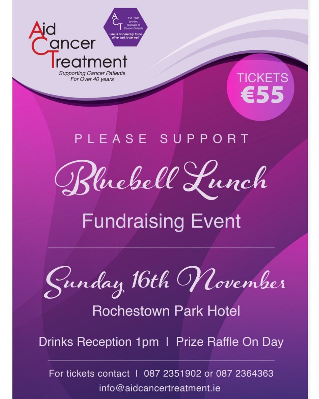 Bluebell Lunch Poster