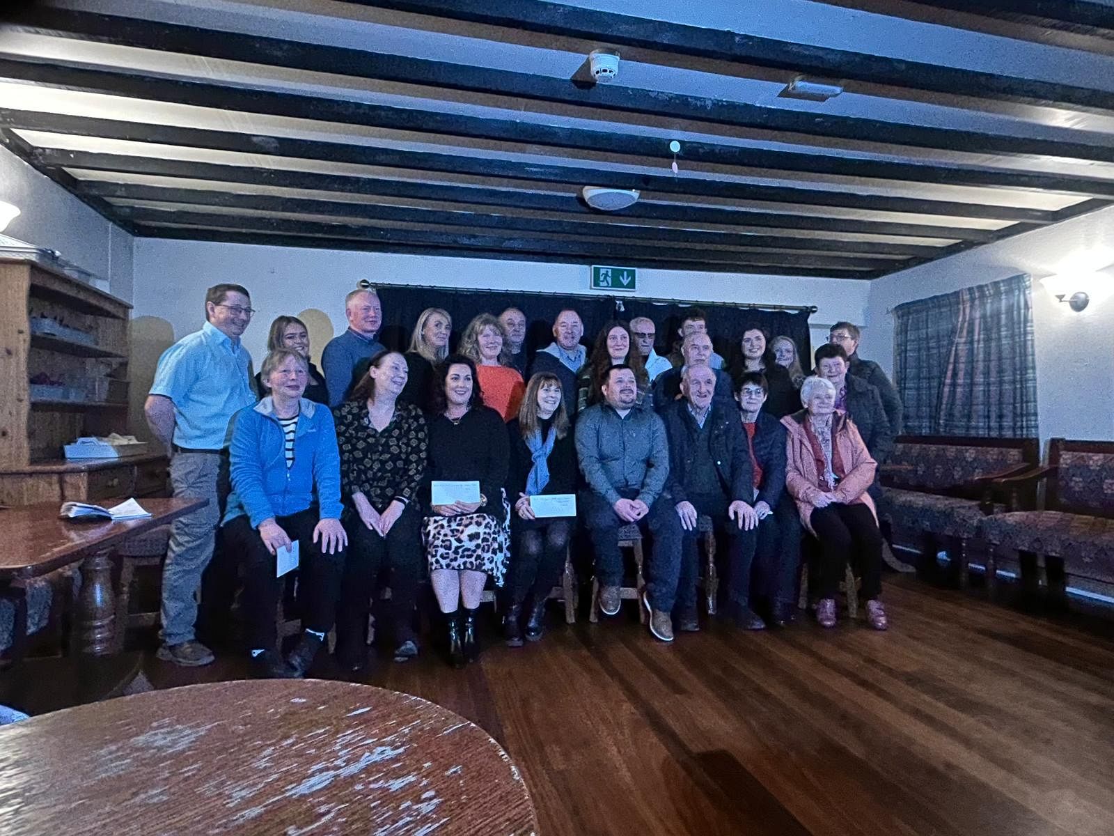 Group photo from the Tragumna Threshing Group presentation