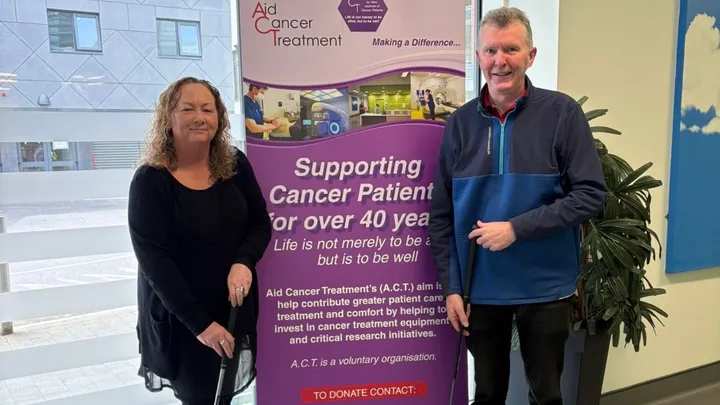 Andrew Healy supporting Aid Cancer Treatment
